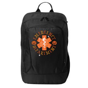 Emergency Department Halloween Emergency Room Nursing Nurse City Backpack