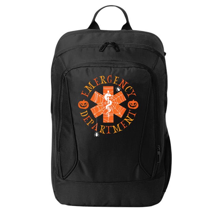 Emergency Department Halloween Emergency Room Nursing Nurse City Backpack