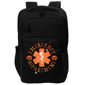 Emergency Department Halloween Emergency Room Nursing Nurse Impact Tech Backpack