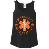 Emergency Department Halloween Emergency Room Nursing Nurse Ladies Essential Tank