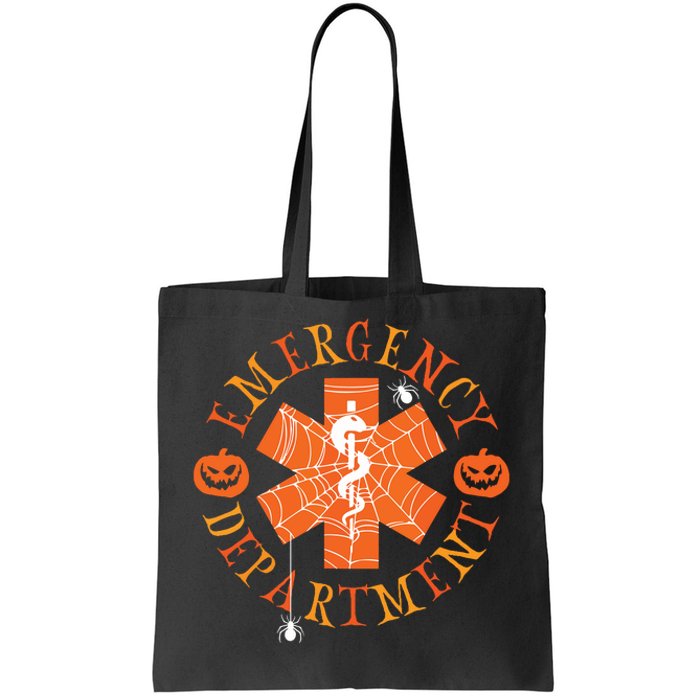 Emergency Department Halloween Emergency Room Nursing Nurse Tote Bag