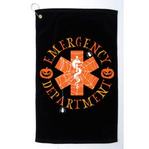 Emergency Department Halloween Emergency Room Nursing Nurse Platinum Collection Golf Towel