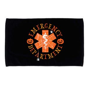 Emergency Department Halloween Emergency Room Nursing Nurse Microfiber Hand Towel