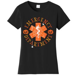 Emergency Department Halloween Emergency Room Nursing Nurse Women's T-Shirt