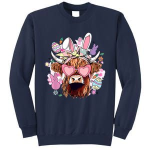 Easter Day Highland Cow Sweatshirt