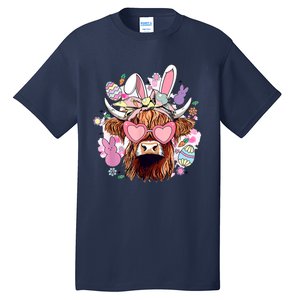 Easter Day Highland Cow Tall T-Shirt