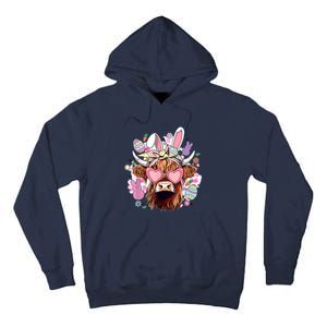 Easter Day Highland Cow Tall Hoodie