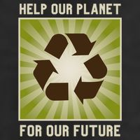 Earth Day Help Our Planet Future Reduce Reuse Recycle Logo Cute Gift 7 Panel Mesh Trucker Snapback Hat