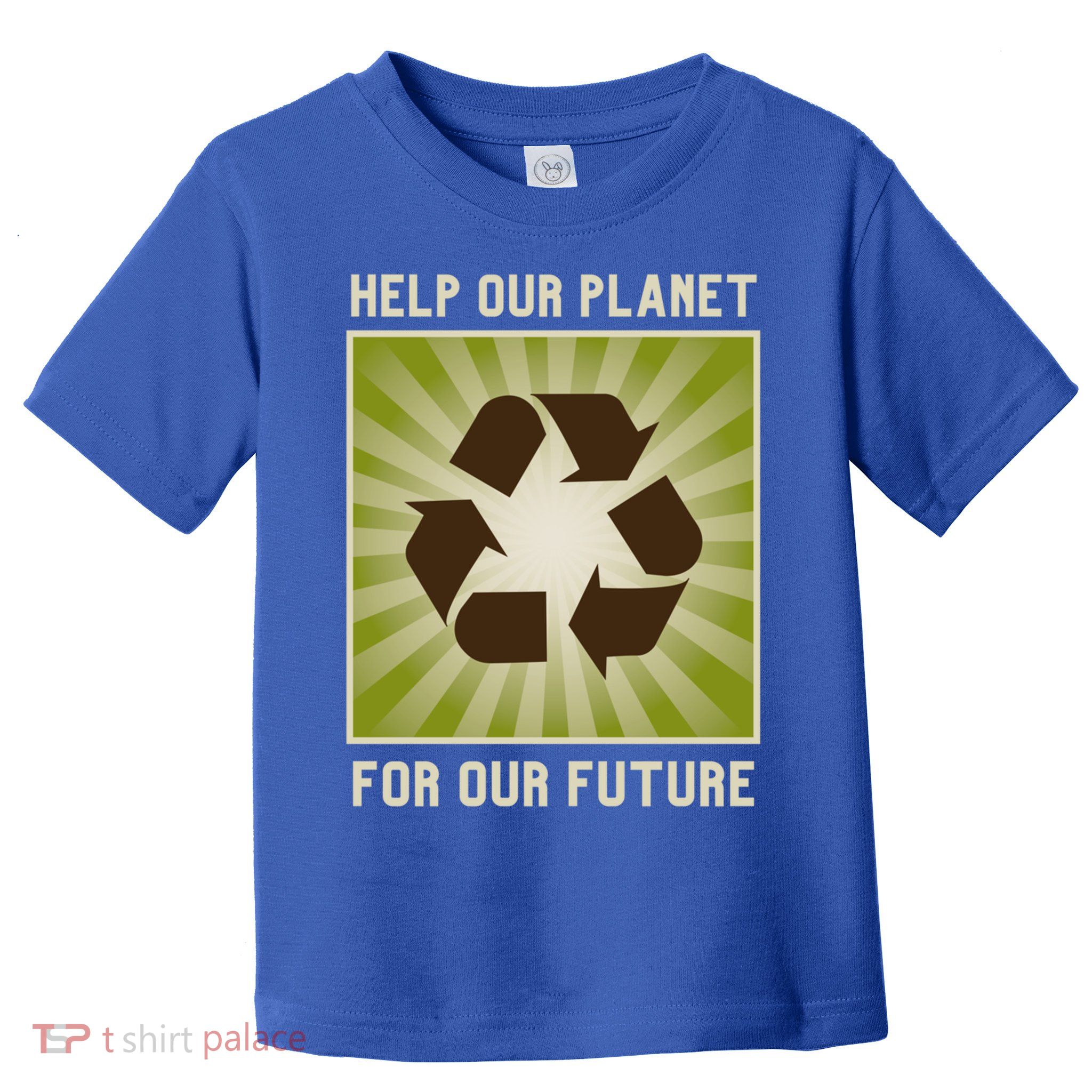 Earth Day Help Our Planet Future Reduce Reuse Recycle Logo Cute Gift Toddler T-Shirt