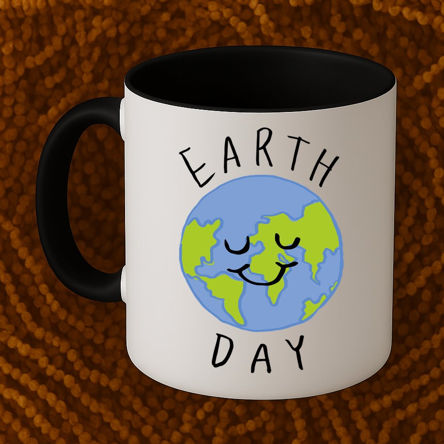 Earth Day Happy Planet Mug