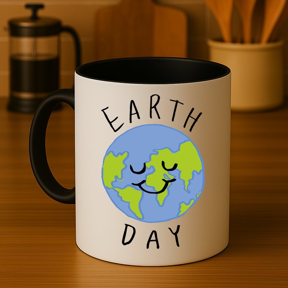 Earth Day Happy Planet Mug