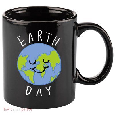 Earth Day Happy Planet 11oz C Handle Ceramic Mug