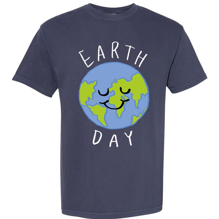 Earth Day Happy Planet Garment-Dyed Heavyweight T-Shirt
