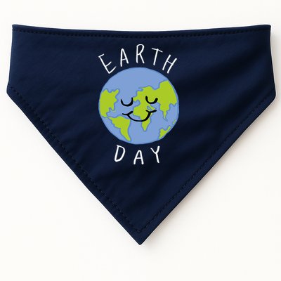 Earth Day Happy Planet USA-Made Doggie Bandana