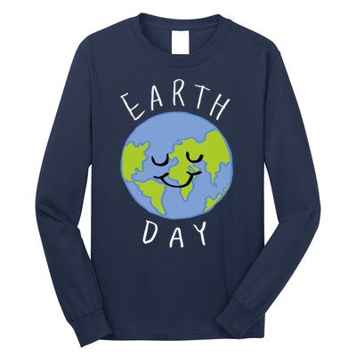 Earth Day Happy Planet Long Sleeve Shirt