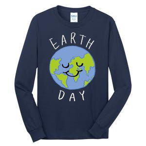 Earth Day Happy Planet Tall Long Sleeve T-Shirt