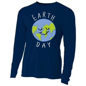 Earth Day Happy Planet Cooling Performance Long Sleeve Crew