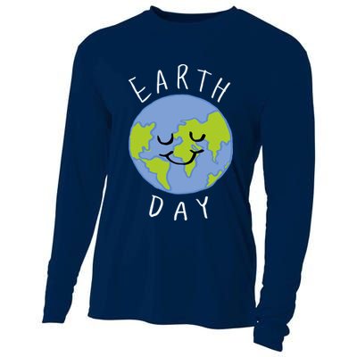 Earth Day Happy Planet Cooling Performance Long Sleeve Crew