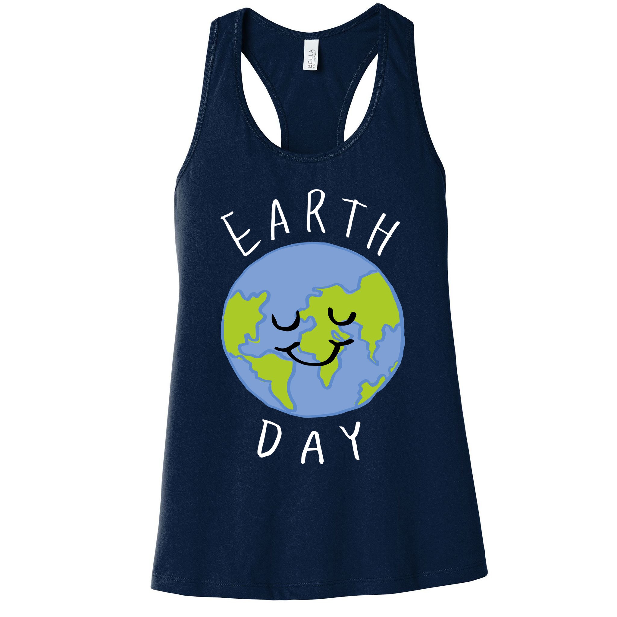 Earth Day Happy Planet Womens Tank Top