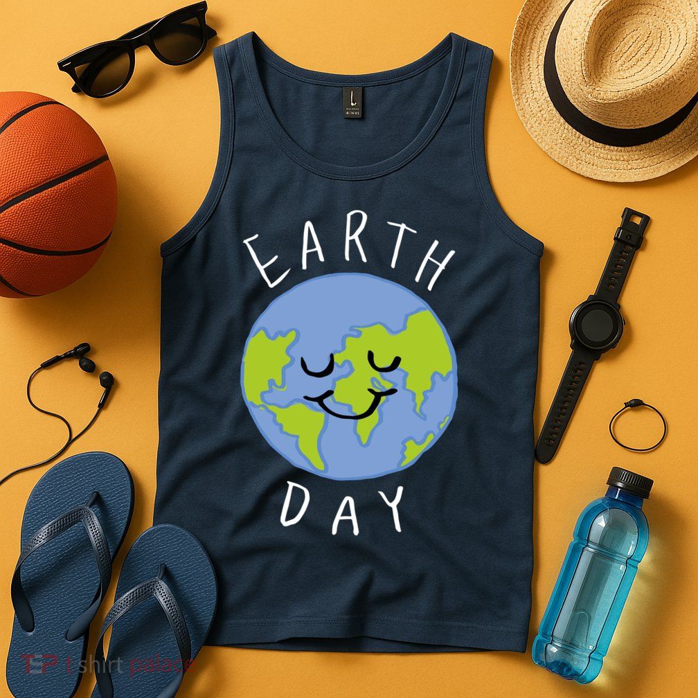 Earth Day Happy Planet Tank Top
