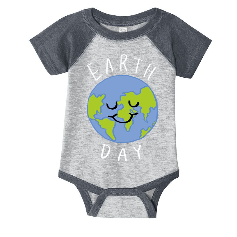 Earth Day Happy Planet Infant Baby Jersey Bodysuit