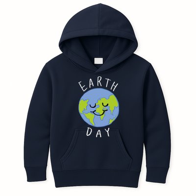 Earth Day Happy Planet Kids Hoodie