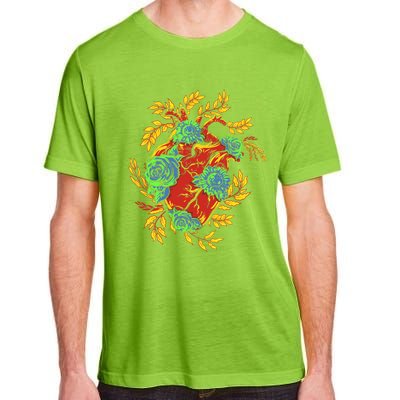 Earth Day Half Nature Half Heart Gift Adult ChromaSoft Performance T-Shirt