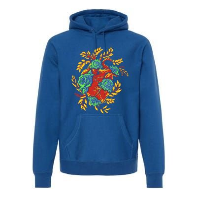 Earth Day Half Nature Half Heart Gift Premium Hoodie