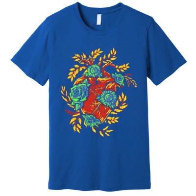 Earth Day Half Nature Half Heart Gift Premium T-Shirt