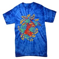 Earth Day Half Nature Half Heart Gift Tie-Dye T-Shirt