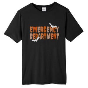 Emergency Departt Halloween Emergency Room Nursing Nurse Cute Gift Tall Fusion ChromaSoft Performance T-Shirt