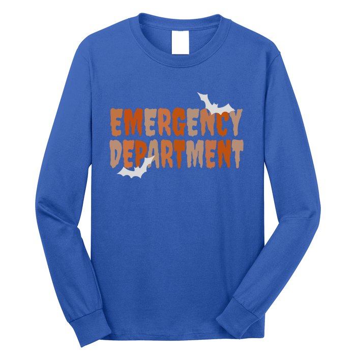 Emergency Departt Halloween Emergency Room Nursing Nurse Cute Gift Long Sleeve Shirt