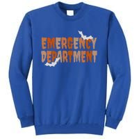 Emergency Departt Halloween Emergency Room Nursing Nurse Cute Gift Tall Sweatshirt