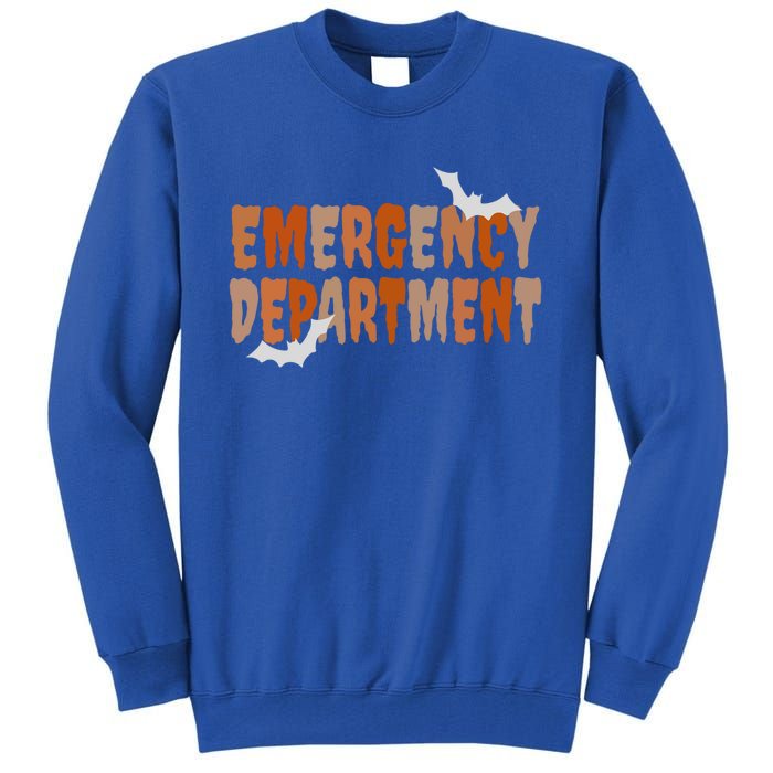 Emergency Departt Halloween Emergency Room Nursing Nurse Cute Gift Tall Sweatshirt