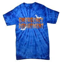 Emergency Departt Halloween Emergency Room Nursing Nurse Cute Gift Tie-Dye T-Shirt