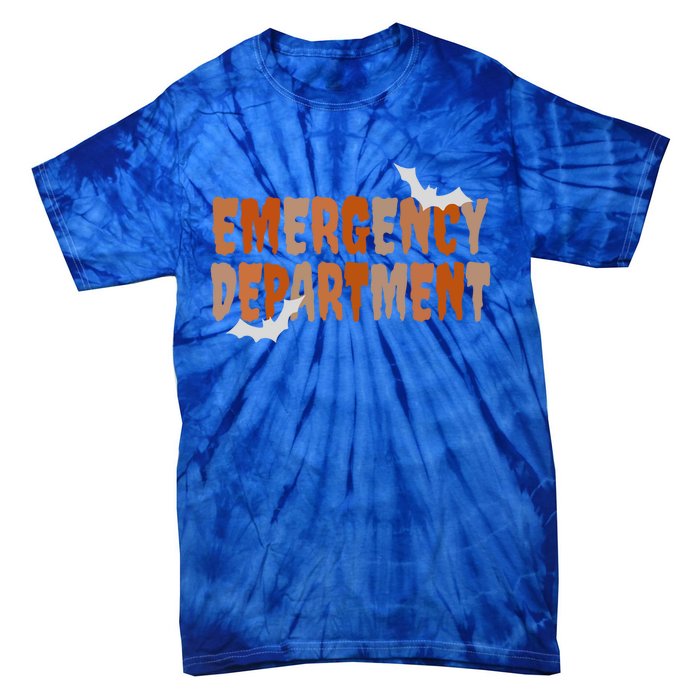 Emergency Departt Halloween Emergency Room Nursing Nurse Cute Gift Tie-Dye T-Shirt