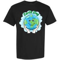 Earth Day Happy Globe Garment-Dyed Heavyweight T-Shirt