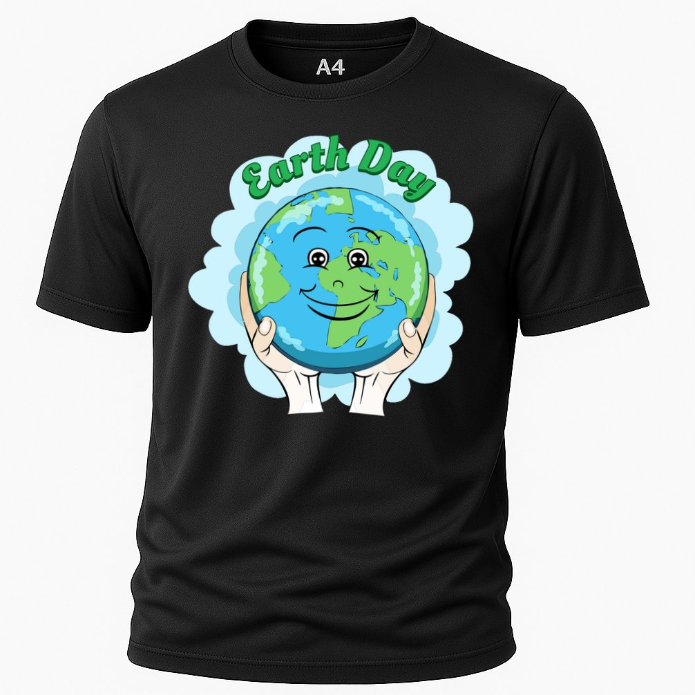 Earth Day Happy Globe Performance Shirt