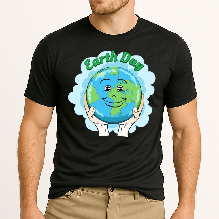 Earth Day Happy Globe Performance Shirt