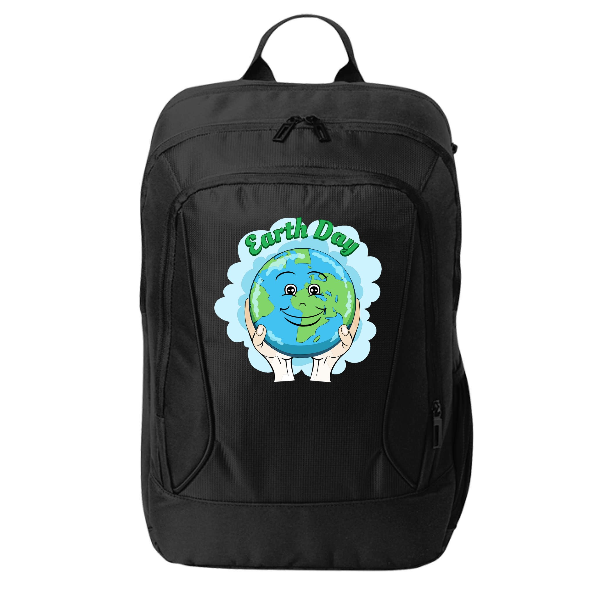 Earth Day Happy Globe City Backpack