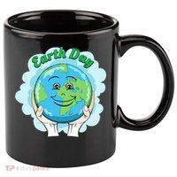 Earth Day Happy Globe 11oz C Handle Ceramic Mug