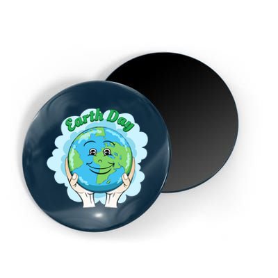 Earth Day Happy Globe Magnet