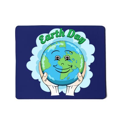 Earth Day Happy Globe Mousepad