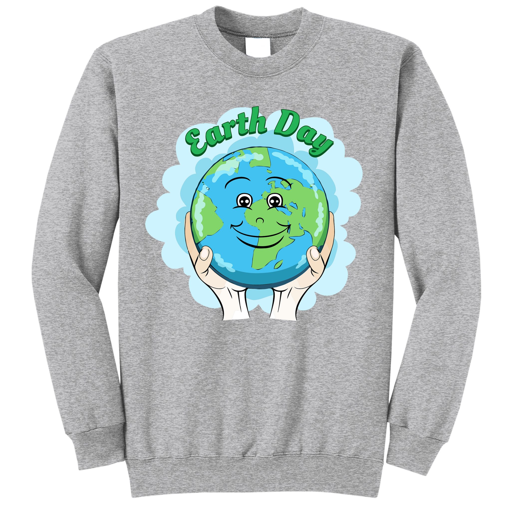 Earth Day Happy Globe Sweatshirt