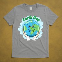 Earth Day Happy Globe T-Shirt