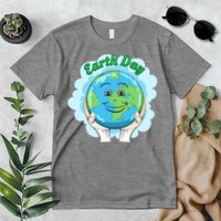 Earth Day Happy Globe Premium T-Shirt