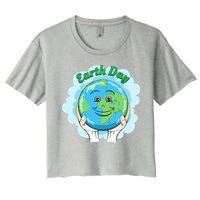 Earth Day Happy Globe Crop Top