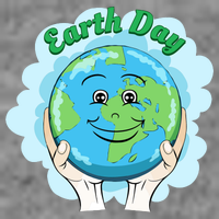 Earth Day Happy Globe Crop Top