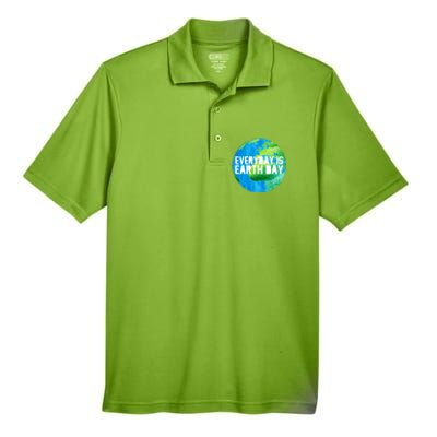 Every Day Is Earth Day 1970 Environtal Green Gift Men's Origin Performance Piqué Polo