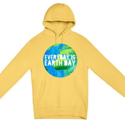 Every Day Is Earth Day 1970 Environtal Green Gift Premium Pullover Hoodie